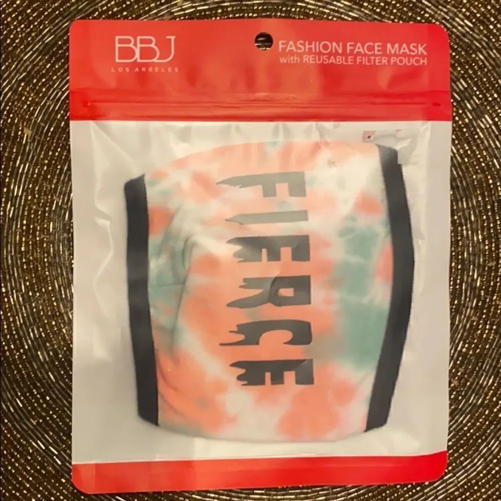 BBJ Fashion Face Mask - Tie Dye “FIERCE” - Filter